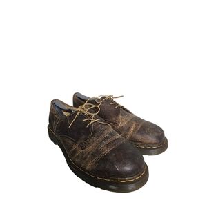 Dr. Martens Crazy Horse Oxford Lace Up Shoes Size 10